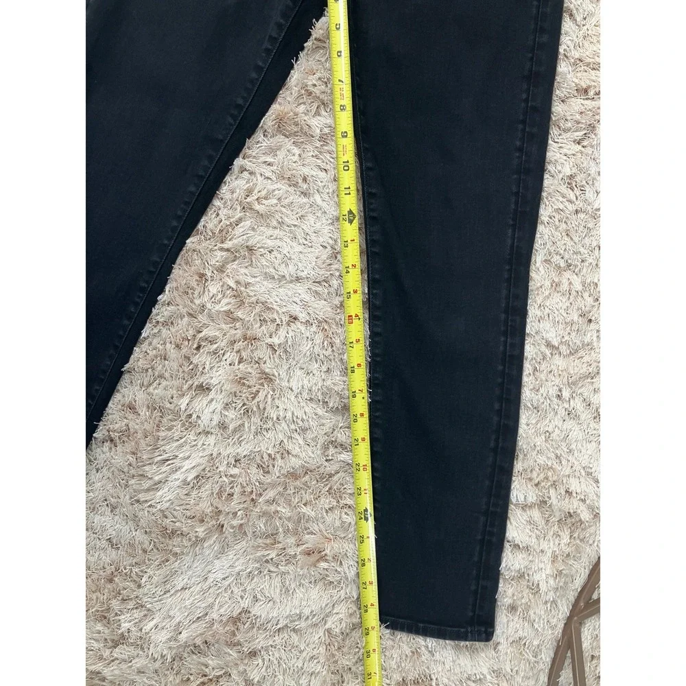7 For All Mankind Josefina Black Luxe Vintage Skinny Jeans Women‎ Size